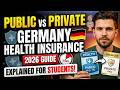 Health Insurance in Germany for Students (2026 Guide) 🇩🇪 | Public vs Private Explained
