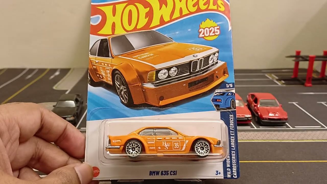 Hot Wheels BMW 635 CSi | 2025 Wild Widebody | Touring car | Orange