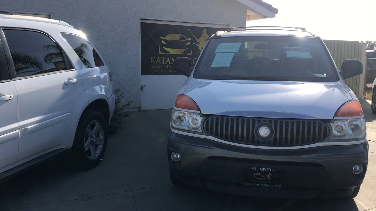 Katana Motors Video Two White Cars Auto dealership in Perris