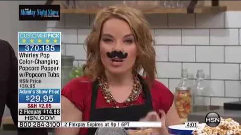 Keri Maletto on HSN- Whirley Pop Presentation- Ada...