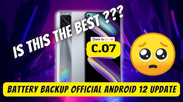 Realme X7 Max Battery Backup Official Android 12 Update | Is this the BEST??