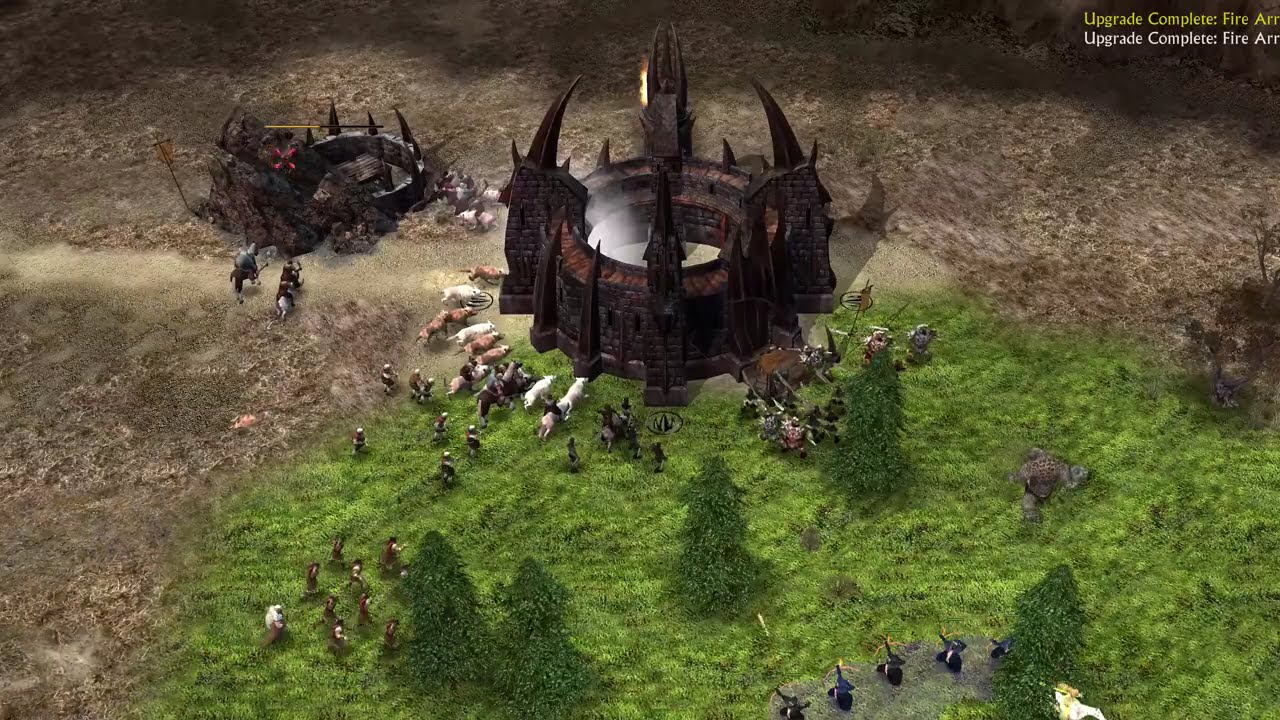 BFME 2 WK SubMod 4V4 Skirmish (Rohan) 4K No Commentary