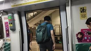 [CCLe Old Signages, Pre-C851E] SMRT Alstom Metropolis C830 (801) Marina Bay to Stadium
