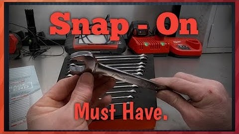 Snap On Tools Must Have. Flank Drive Plus Combination Wrench Set. By Shaners Mechanic Life.