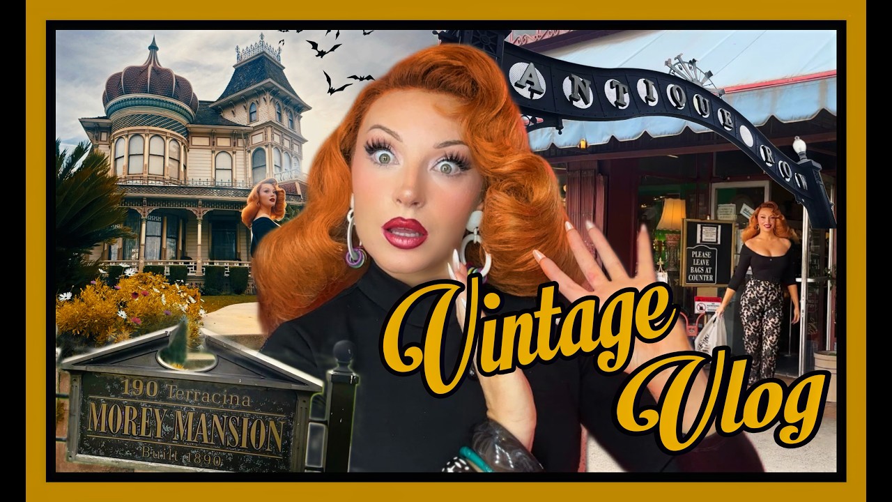 Vintage Vlog | Uranium Glass Hunting | Haunted Victorian Mansions | Slashers Pizza