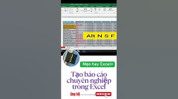 Phần 145. Chia sẻ báo cáo tài chính chuyên nghiệp trong excel #shorts