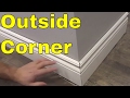 Outside Corner With Baseboard-EASY Tutorial Outside Corner With Baseboard-EASY Tutorial