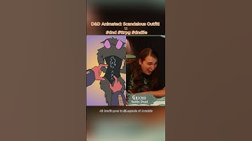 D&D Animated Side by Side: Scandalous Outfit! 👯‍♀️ #dnd #ttrpg #dnd5e
