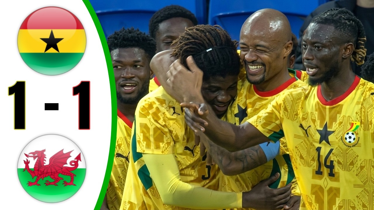 GHANA vs WALES 1-1 ‣ ALL GOALS & HIGHLIGHTS ‣ Friendly 2026