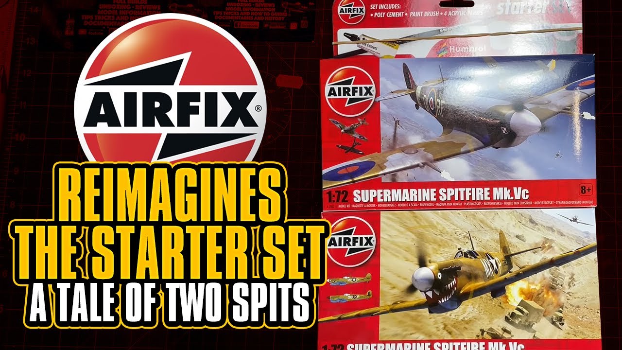 Airfix Reimagines the Starter Kit - Tale of Two Spitfire Mk Vc - Model