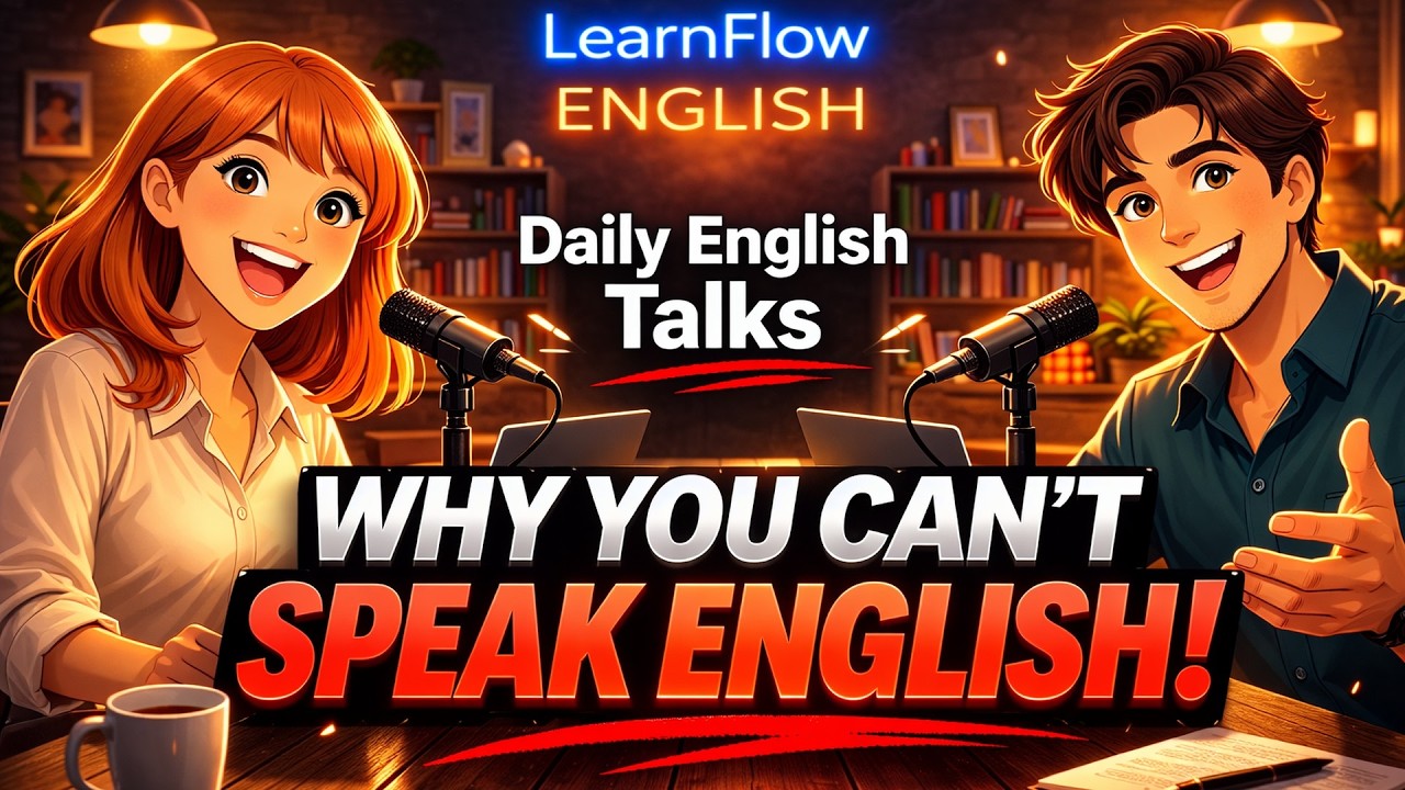 Why Your English Freezes Up! The Conversation Trap | Learning Secrets Ep.3 | LearnFlow English