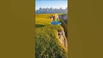 High Flying Puppets!! #shortvideo #cartoon #ai #puppet #trampoline #short #reels #animation #funny