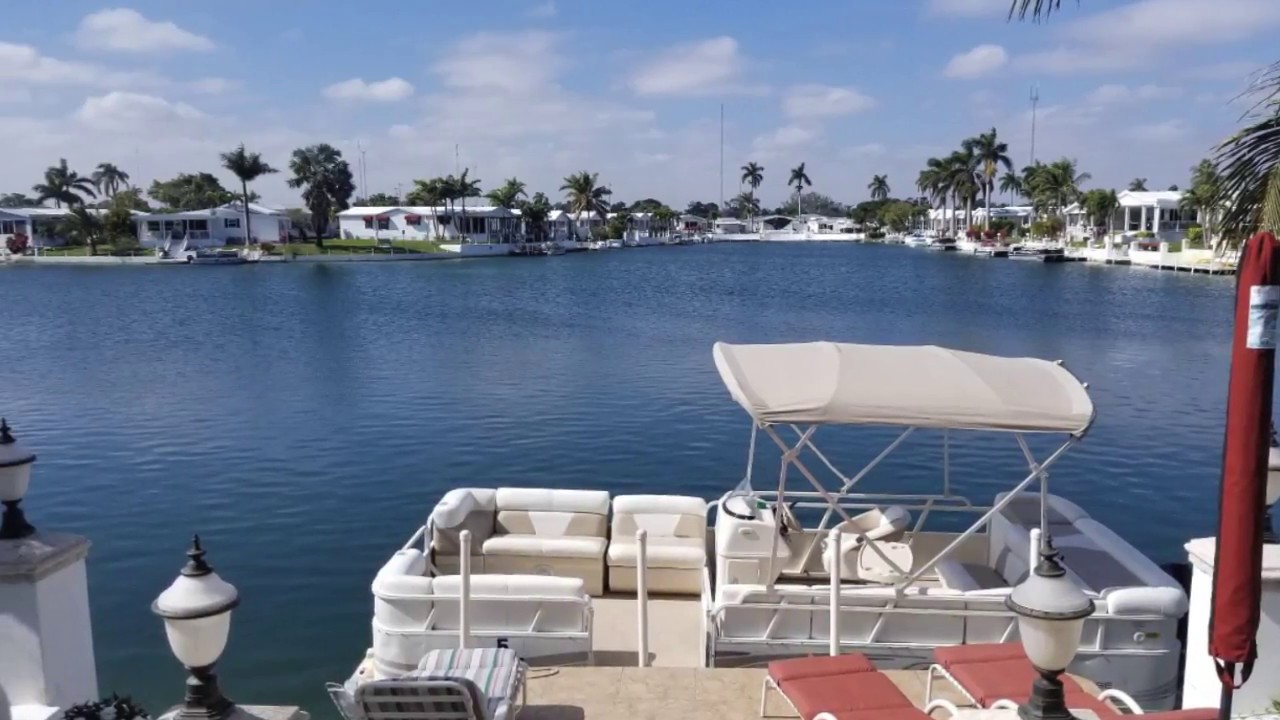 WATERFRONT MOBILE HOME 3 /2 24/56 316 MARINE DR HALLANDALE $375 000