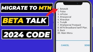 HOW  TO  Migrate  TO  MTN  BETTER  TALK  IN  2024  LEARN  HOW  TO