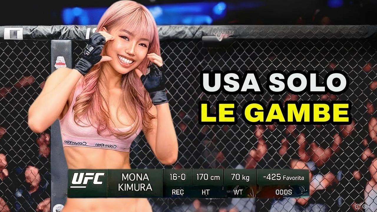 Questa bellezza combatte solo con le gambe e mette tutti al tappeto! – Mona Kimura