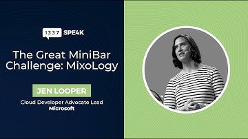 Jen Looper - The Great Minibar Challenge: Mixology - Leetspeak 2019