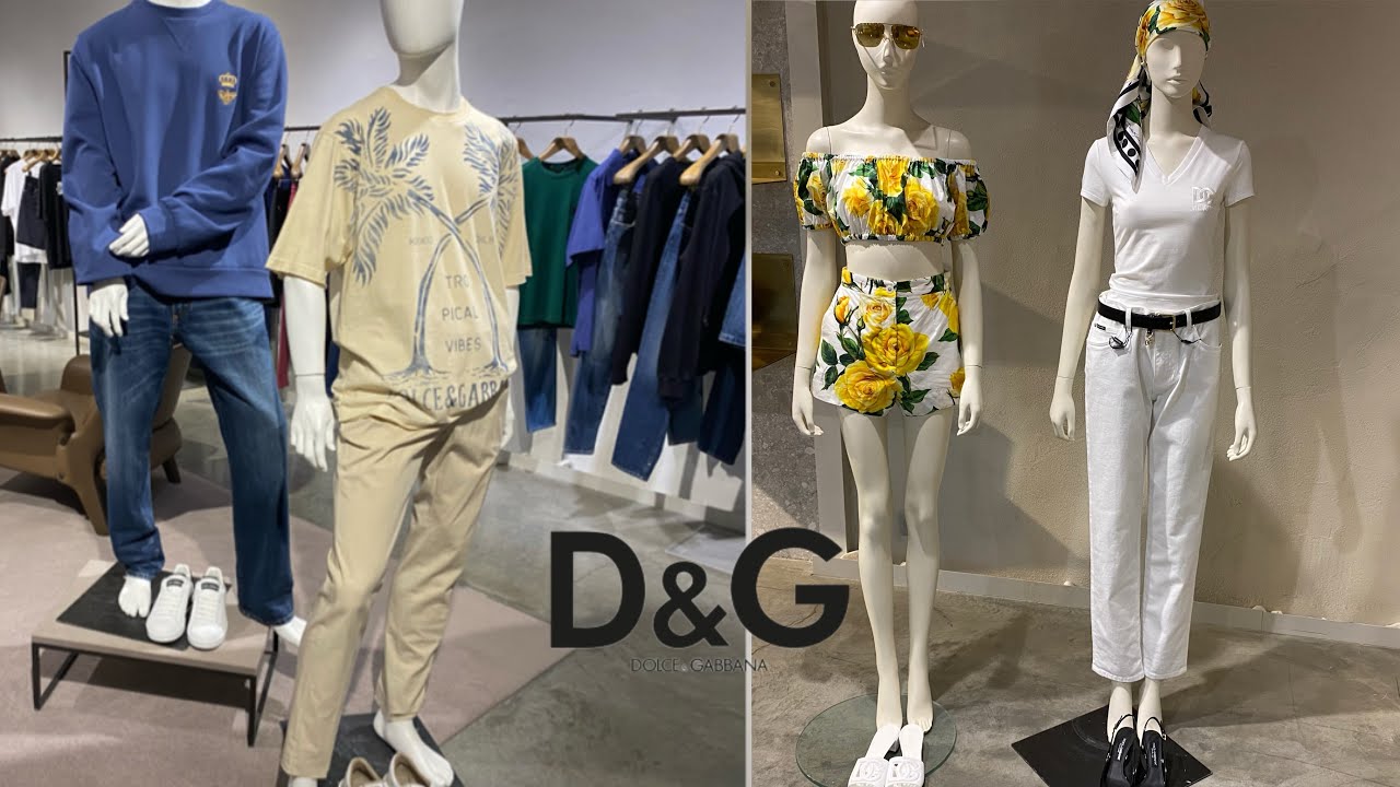 Dolce & GABBANA men’s and women’s clothing collection [4k]