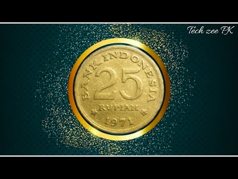 Indonesia 25 Rupiah 1971 Unique Indonesian Coins #shorts