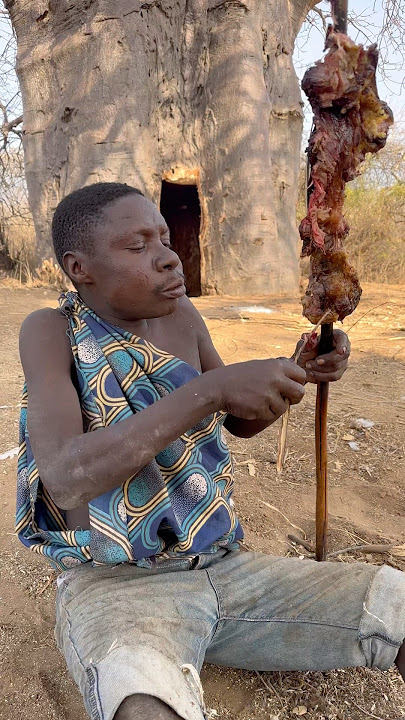 Chaba take on lunch #hadzabetribe #africa #foodhumor