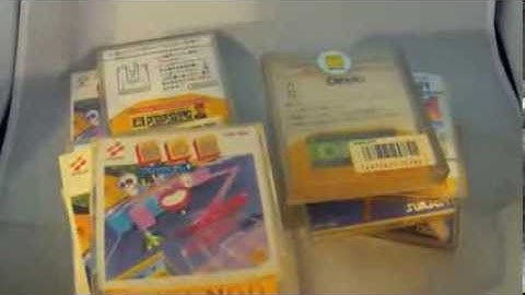 Famicom Disk System Game Lot Unboxing Part 1