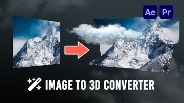 Convert Image to 3D in a Few Clicks - After Effects & Premiere Pro Tutorial - AI Parallax Tools V3