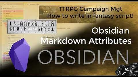 Obsidian - Fantasy Fonts (Custom Fonts)