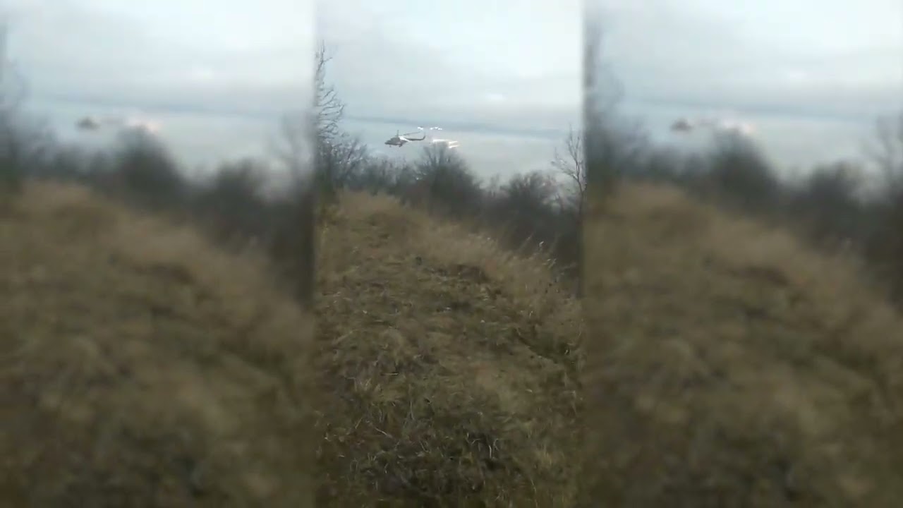 Russian Helicopters Destroyed Targets In Ukraine