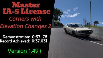 GT7 | Master IA-5 License Beating the Demonstration