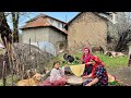 Nomadic Life in Iran | Baking Traditional Lavash Bread &amp; Cooking Delicious Tandoor Chicken