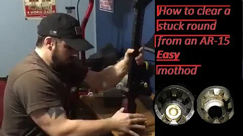 How to remove a stuck bullet case AR-15 & firearm troubleshooting techniques.