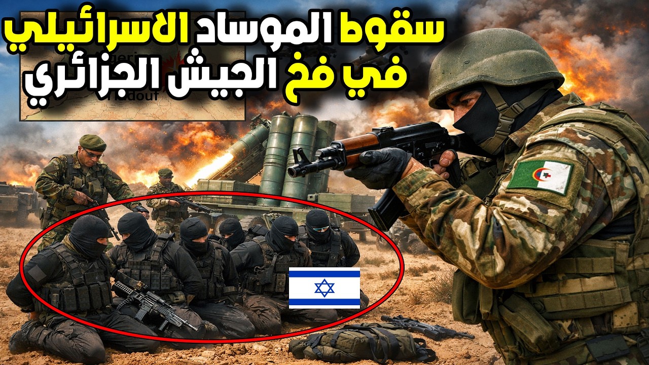 الموساد داخل تندوف؟! كيف كشفهم الجيش الجزائري في عملية سرية خطيرة؟