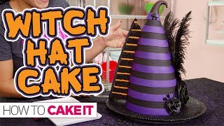 Chocolate Ganache WITCH HAT CAKE!! How To Cake It