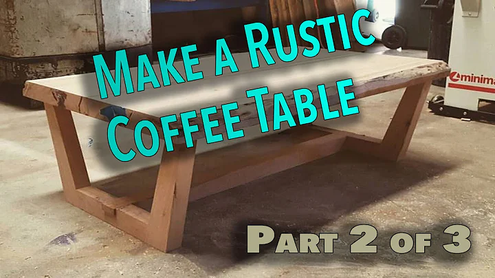How to make a rustic live edge coffee table Part 2 - The Base (Awesome Coffee Table)