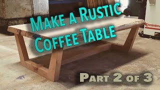 In this video series we are building a rustic live edge coffee table out of blackbutt using simple techniques. In part two of this coffee 