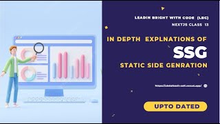 How to do Static-Side Genration(SSG) in Next.js || Importance of Static Side Genration || Class 13