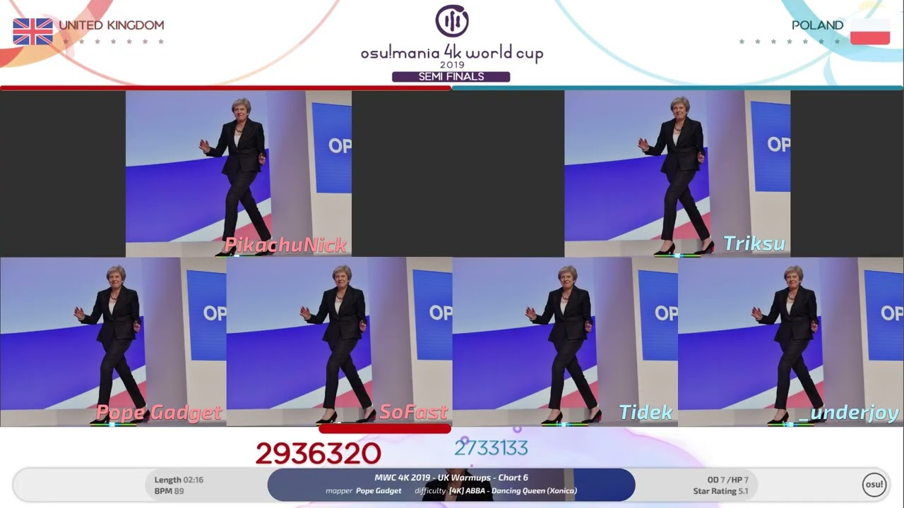 20191011 osu mania 4K World Cup 2019 Semifinals   Part 1 vv493229583