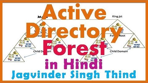 ✅ Active Directory Forest and trees in Hindi