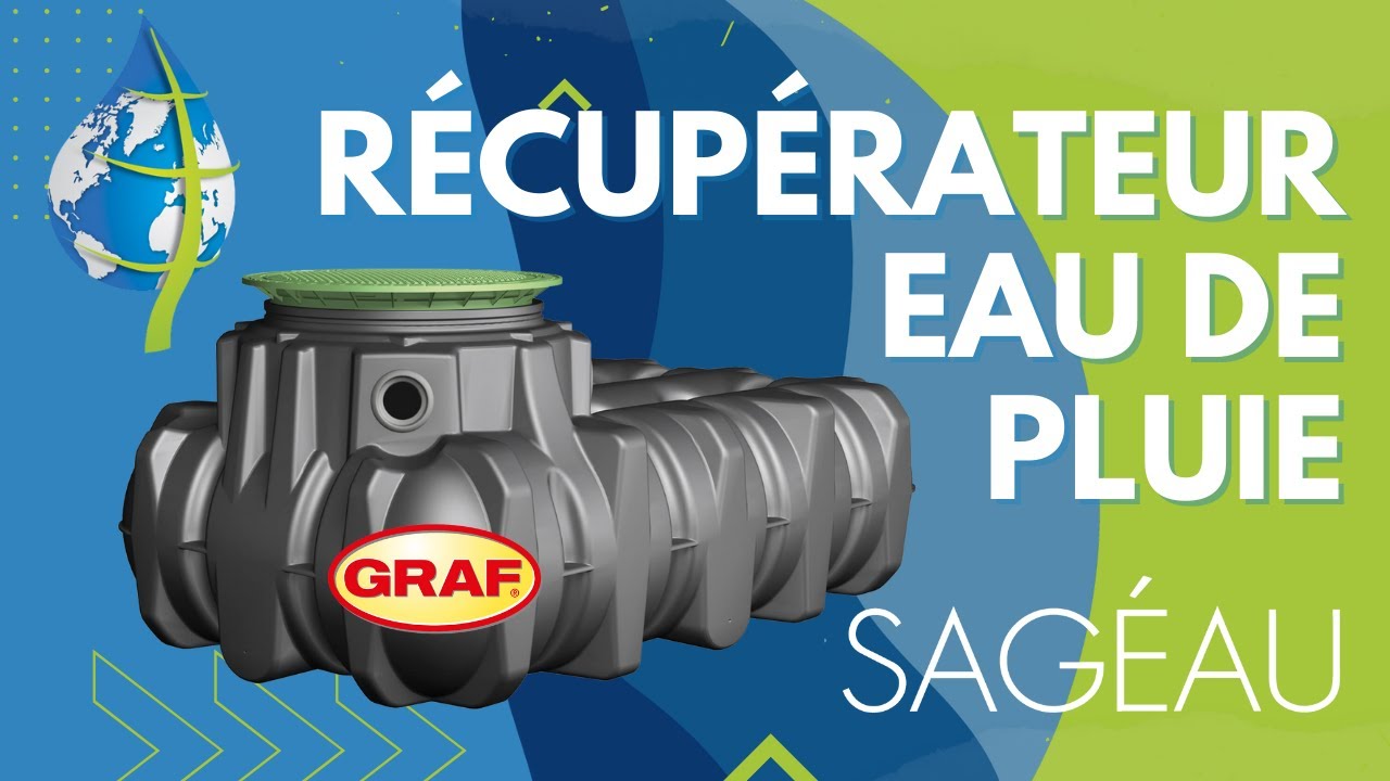 Fonctionnement d'un récupérateur d'eau de pluie  - SAGÉAU