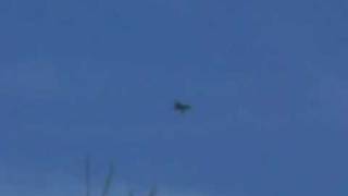 T-38 Talon with 90 degrees of bank in the pattern