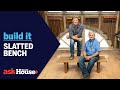 Modern Platform Bench | Build It | Ask This Old House