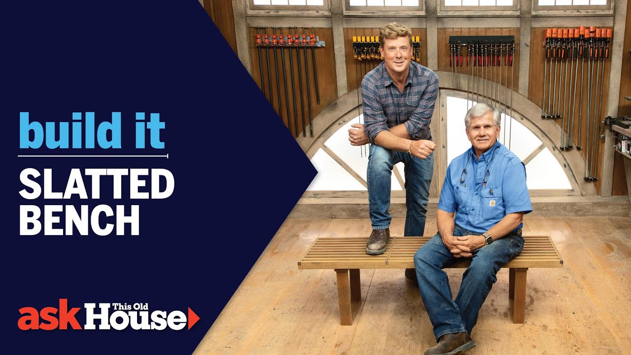 Modern Platform Bench | Build It | Ask This Old House - YouTube