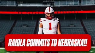 Dylan Raiola COMMITS to Nebraska | Matt Rhule Lands MAJOR QB Recruit and Cornhusker Legacy