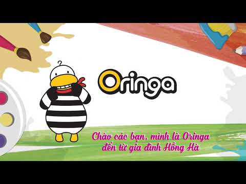Video Cùng bé học vẽ với sáp màu Oringa | Hồng Hà - youtube