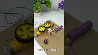 Wire Folding Machine with Dc Motor | #youtubeshorts #dcmotor #dcmotorproject #motor