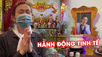 Danh hài Hoài Linh lập bàn thờ NS Chí Tài tại đền Tổ 100 tỷ - XÚC ĐỘNG với chi tiết TINH TẾ này