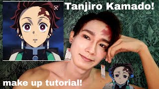 Tanjiro Kamado Demon Slayer Makeup Tutorial Simple Make Up
