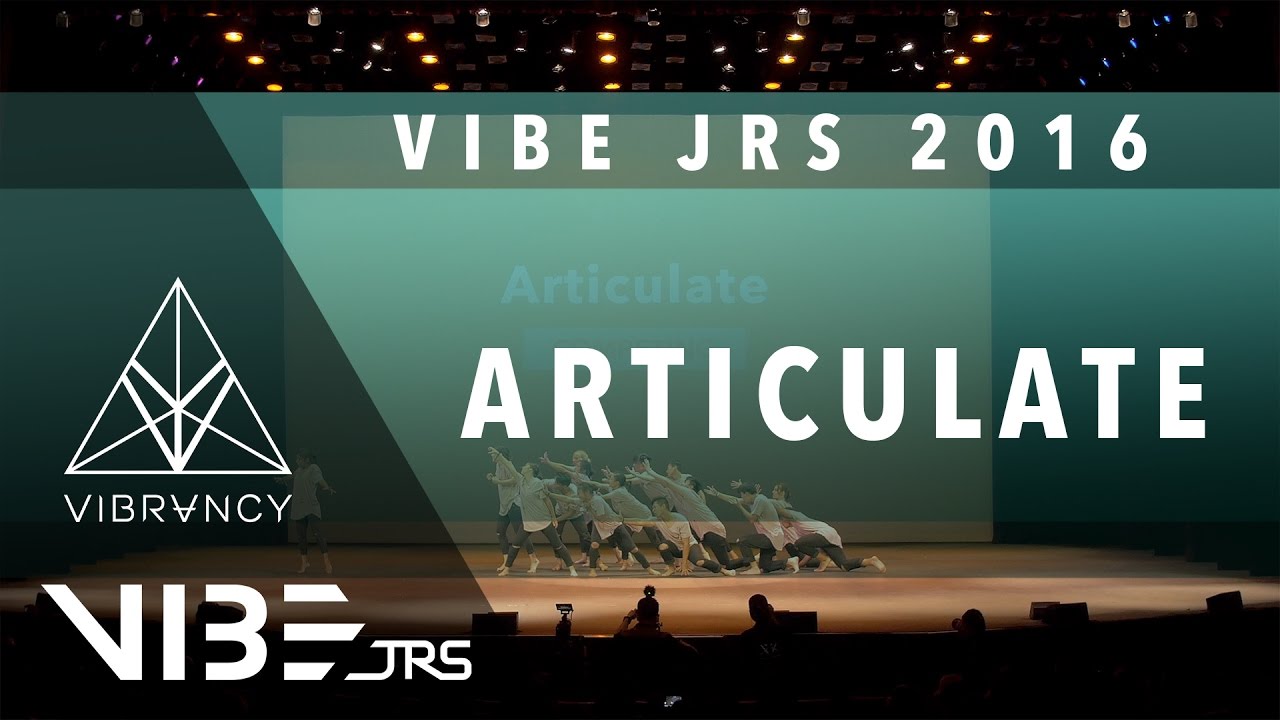 hip hop definicion [2nd Place] Articulate | VIBE JRS 2016 [@VIBRVNCY 4K] #vibejrs2016