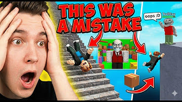 ROBLOX NOOB POV: My First Day Was a Disaster 😂 (Falls, Teleports & Trolls)