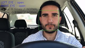 Eye, Blink and Yawn Detection - Driver Attention & Safety Drive System: Part 2