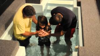 Addison's baptism on the last day of the Shemetah